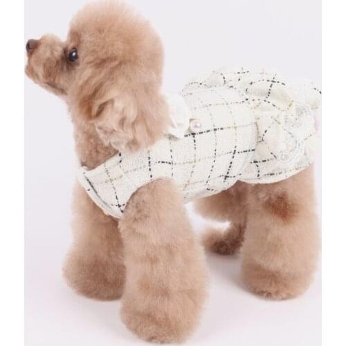 Winter Small Dog Dress Girl Dog Clothes Princess Costume Chihuahua Yorkshire maltese Shih Tzu Pomeranian Poodle Pet Clothing