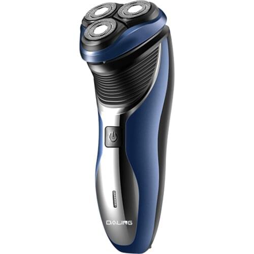 Mens rechargeable electric shaver for men beard rotary floating heads electric razor for men facial shaving machine super close