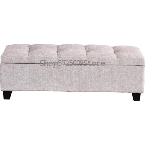 Try changing shoes stool Home entrance clothing store Sofa stool Rectangular long stool Storage stool Storage stool Bed end stoo