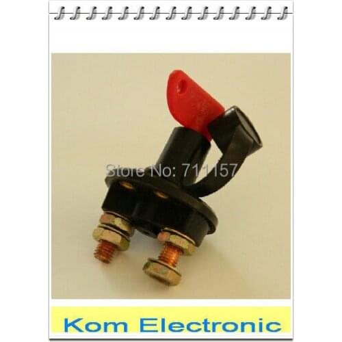 Universal Car Truck Vehicl Marine Battery Cut Off Switch , Disconnect Rotary Switch Brass Terminals 200A