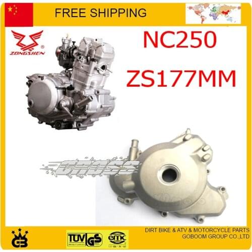 ZONGSHEN NC250 250CC 4 valve engine magneto coil cover left xmotos kayo bse dirt pit bike accessories free shipping
