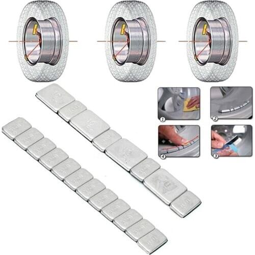 Chooseable 2 Type Tire Wheel Balancing Weights Stick On 0.25 OZ 5.9'' 60g Motorcycle Car Truck