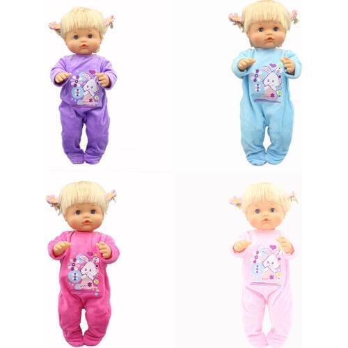 4Color jumpsuits doll Clothes Fit 42cm Nenuco Doll Nenuco su Hermanita Doll Accessories