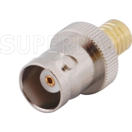 Superbat 5pcs SMB-BNC Adapter SMB Plug to BNC Jack Straight RF Coaxial Connector
