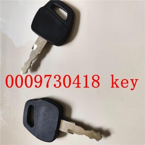5pcs oem 0009730418 starting key keys diesel truck forklift accessories 351-05