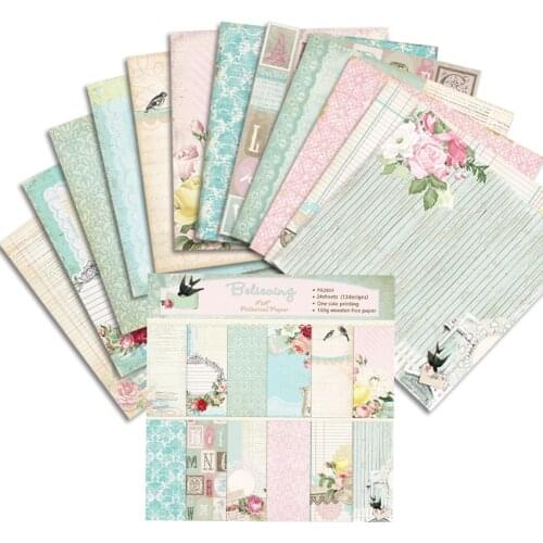12sheets Believing scrapbook paper origami paper DIY Card Making Handmade Home deco gift Background arts and crafts