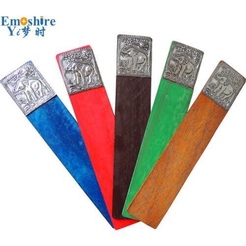 Wood Bookmarks For Books Office Accessories School Stationery Items Eco Friendly Package Fine Paper Book Marks M103