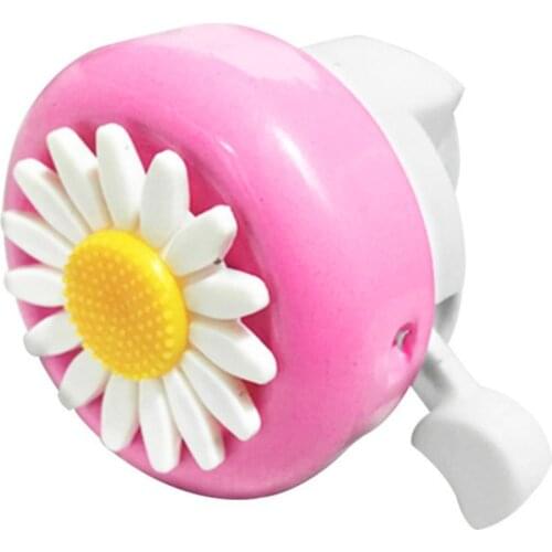 Daisy Flower Children Cycling Ring Alarm for Handlebars Multi-color Bicycle Bell Alarming Bike Ring Bike Handlebar Bell Decor