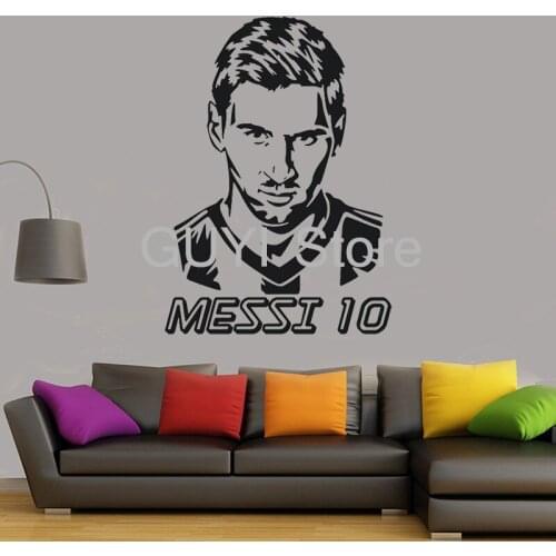 Football players Art Design Wall Sticker Decor Poster Home Decor DIY Vinyl Football Wall Decal Room Decoration Mural Y138