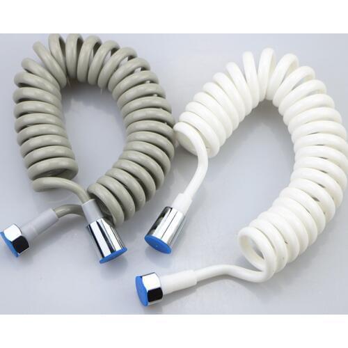 300cm Flexible Spring Shower Hose Water Plumbing Toilet Bidet Sprayer Gun Connect Pipe Telephone Line Style