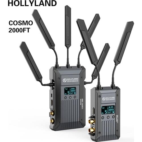 HOLLYLAND COSMO 2000FT Wireless HD Video Transmission System Broadcast Transmitter & Receiver 3G-SDI 1080 for ARRI MINI