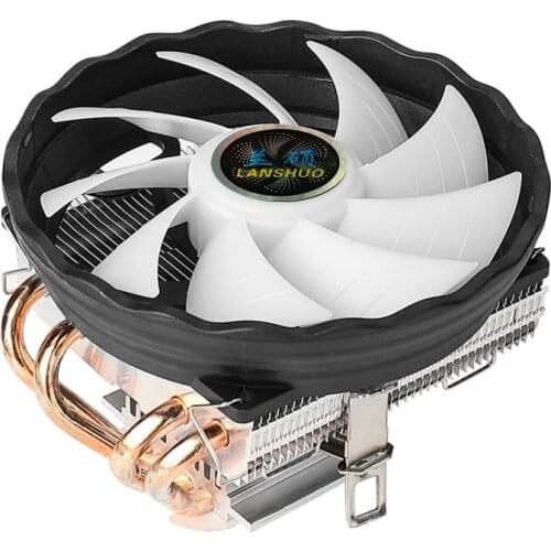 CPU Cooler Fan 4 Heatpipe Cooler 120mm Cooling Fan Radiator for LAG 1150 1151 1155 1156 775 1200 1366 AMD AM3 AM4 X79 X99 2011