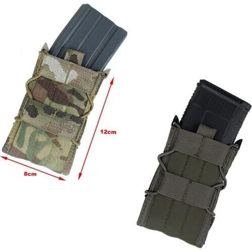 M4 Tactical Single Molle Magazine Pouches Military Army Vest Accessories Bag Open Top Cartridge Pouch