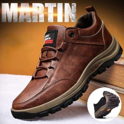 Men Waterproof Hiking Shoes Outdoor Climbing Non-slip Camping Trekking Sneakers Sports Breathable Mountaineering Boot Dad Shoes