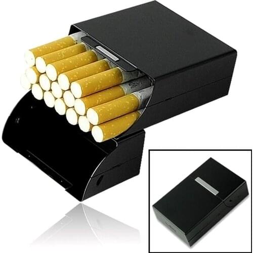 New black aluminum alloy iron Design cigarette box put cigarette MD952 20 can pcs X2Q3