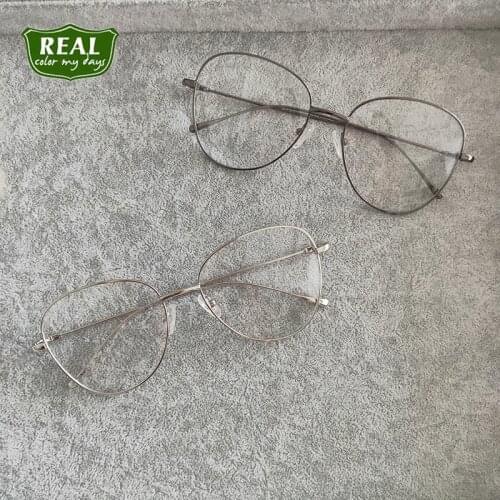 Simple Design Metal Women Men Optical Frame Transparent Eyeglasses accessories MT108012