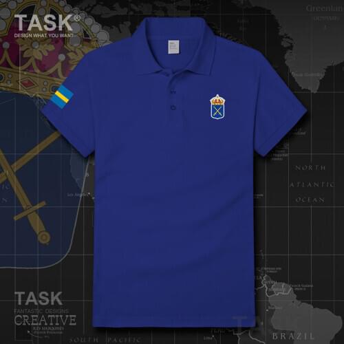 Army Sweden Sverige Swedish Swede SE SWE country Tactical Military Fashion Brands Polo Shirt Mens Cotton Summer Short Sleeve