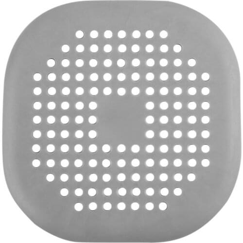 Shower drain cover silicone tube drain trap household drain protector hair catcher plug, with suction cup, for bathroom kitchen