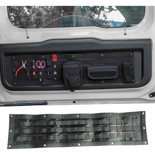 Tailgate Storage Bag Pockets Tool Kits Organizer for Suzuki Jimny 2019 2020 2021 JB64 JB74w Auto Parts Car Interior Accessories