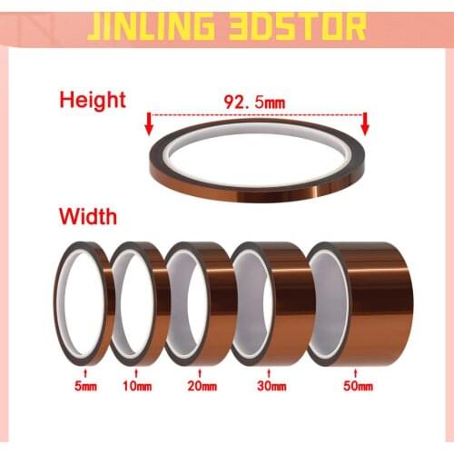 High Temperature Heat BGA Tape Thermal Insulation Tape Polyimide Adhesive Insulating adhesive Tape 3D printing Board protection