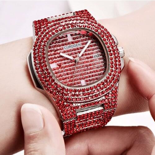 High End Luxury Brand Women Watch Stainless Steel Belt Rhinestone Dress Ladies Quartz WristWatch Clock Zegarek Damski Relogio533