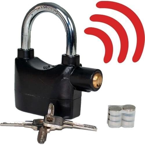 ALS Alarmed Padlock Bicycle Motorcycle Lock