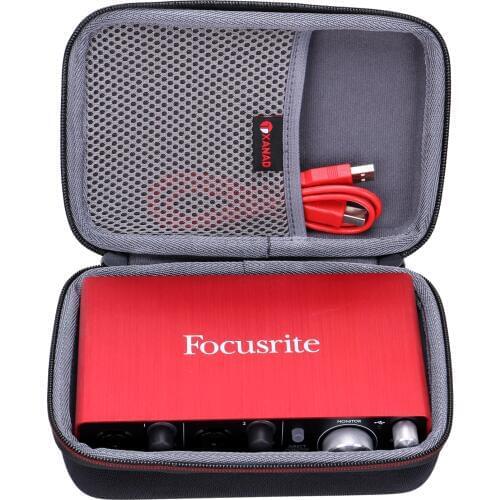 XANAD EVA Hard Case for Focusrite Scarlett Solo (2nd Gen) USB Audio Interface with Pro Tools | First