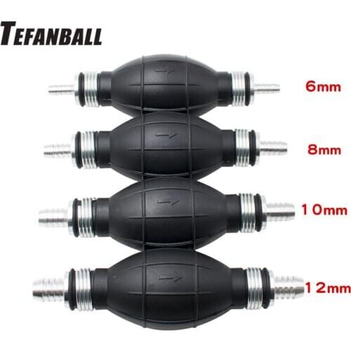 1Pcs Fuel Pump 6/8/10/12mm Rubber Hand Primer Bulb Type Boat Fuel Diesel Pump For Car Boat Marine Outboard 2019