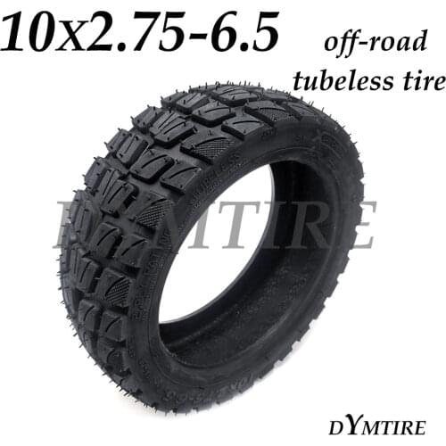 10x2.75-6.5 Tubeless Tire for Electric Scooters 10x2.50/2.70-6.5 Upgraded Off-Road Anti-Skid Wear-Resistant Vacuum Tyre