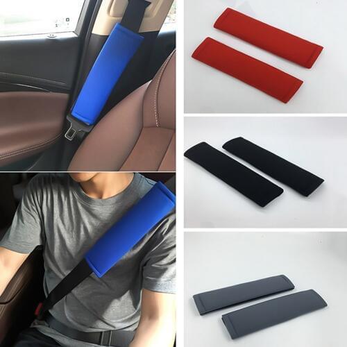 2Pcs Auto Child cotton Safety belt for cars Shoulder Protection car-styling pad on the seat belt cover seat belts pillow