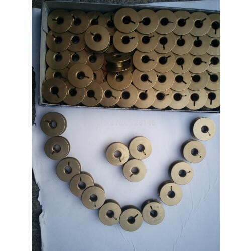 2015 Rushed 5psc Sewing Machine Copper Bobbin ,for Industrial Machine,copper Bobbin,good Quality for Brother,juki,toyota,singer