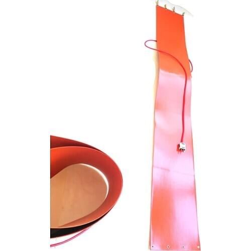 250*1900*1.5mm 220v 1000w silicone drum heater for oil barrel