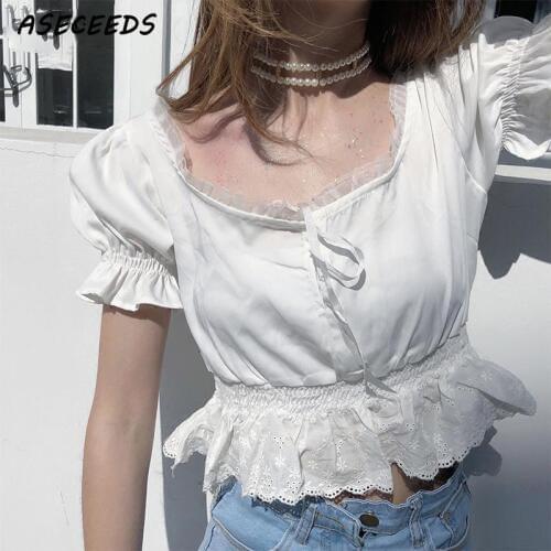 Черно-белые блузки ASECEEDS China At AliExpress