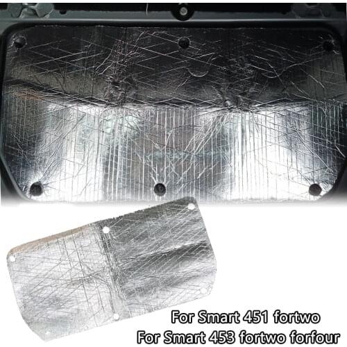 10mm Car Sound Mat Proofing Deadener Heat Noise Insulation Deadening Mat Pad For Smart 451 fortwo Smart 453 fortwo forfour