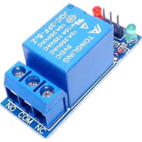 Free Shipping 50PCS/Lot 1 Channel 5V Relay Module Low level for SCM Household Appliance Control For Arduino