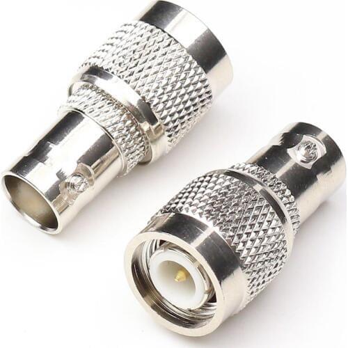 BNC-K/TNC-J Adapter Connector TNC Male to BNC Female RF Head Connector N Type for RF Cable Radio Station