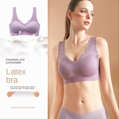 Brand Miow Latex Underwear Womens Small Chest Without Steel Ring