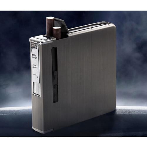 Zelwin cigarette cases Creative charging multi-function automatic cigarette case