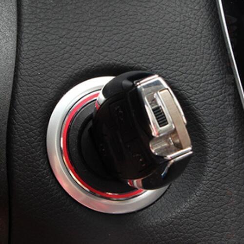 For Benz Class A Class C GLA CLA200 C260L car Engine Start Stop switch cover Ignition Key ring