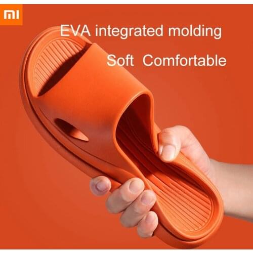 Xiaomi Flatform House Slippers Men Women Non-slip Bathroom Footwear Boys Girls Lovers Flip Flops Summer Beach Sandals