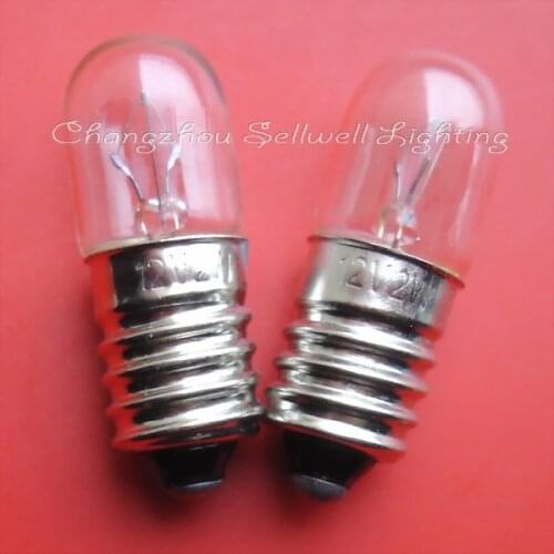 Minature lamp 12v 2w e10 t10x28 A712 GOOD 10pcs