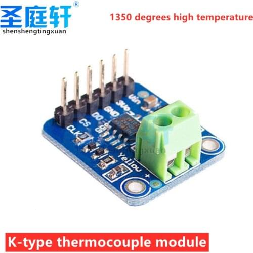 K-type thermocouple module 1350 degrees high temperature SPI interface digital direct readable temperature MAX31855