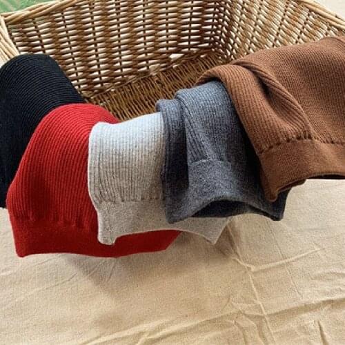 2021 New Autumn Winter Baby Toddler Childrens Clothing School Girls Knit Skirt Bottoming Princess Skirts For Kids Clothes