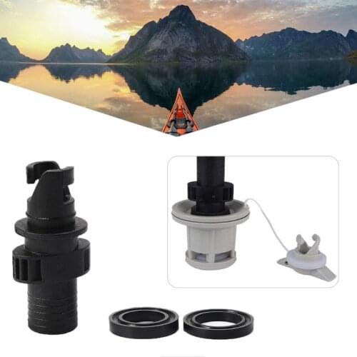 Foot Pump Kayak Inflatable Air Valve HR Hose Adapter Rowing Boats Accessories Valve Connector