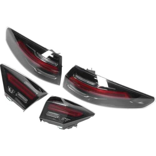 Signal Lamp car accessories LED Tail Lights Assembly High Brightness Smoky Lens IP67 Waterproof Fit for Ford Fusion 2013-2016