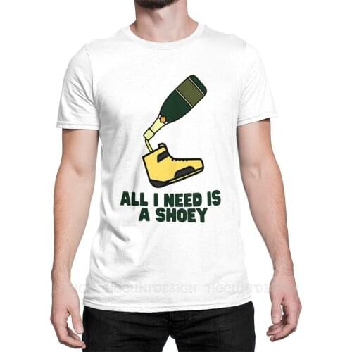 High Quality Men Daniel Ricciardo Shoey F1 TShirt All I Need Is A Shoey Pure Cotton Shirt Tees Harajuku For Adult Camisetas