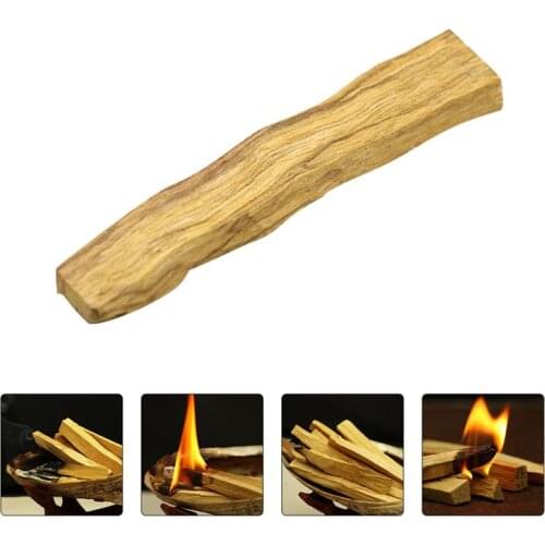 1/6Pc Palo Santo Natural Incense Sticks Wooden Smudging Stick Air Purification And Indoor Aromatherapy (Random Type)