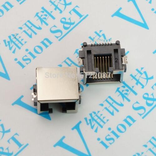 5PCS/LOT RJ45 Shen board 8P8C socket patch type RJ45 SMT broken network port socket Connector