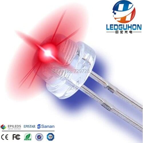 534 straw hat red led short legs light