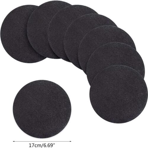 8pcs Black Round Cardboard Mandala Painting Paper DIY Cardboards for Artist Painter